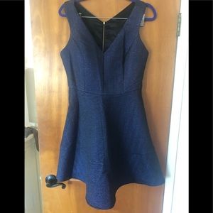 Navy A-line Express Dress Size 12 NWT